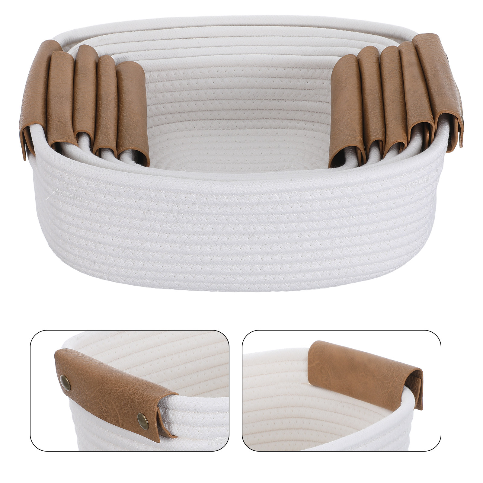 Baby Nursery Shelf - Set di 5 Cestini Portaoggetti per