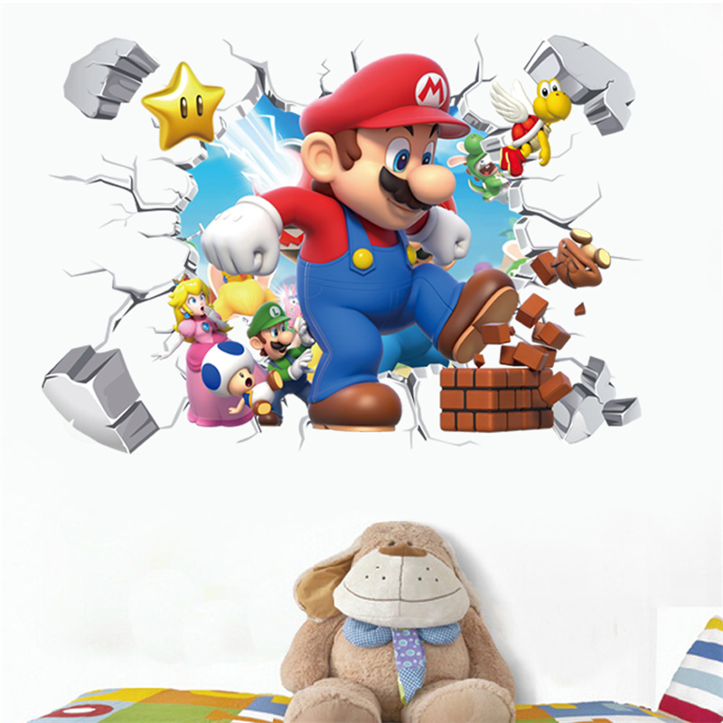 Baby Nursery Game - Adesivi murali 3D con personaggi di