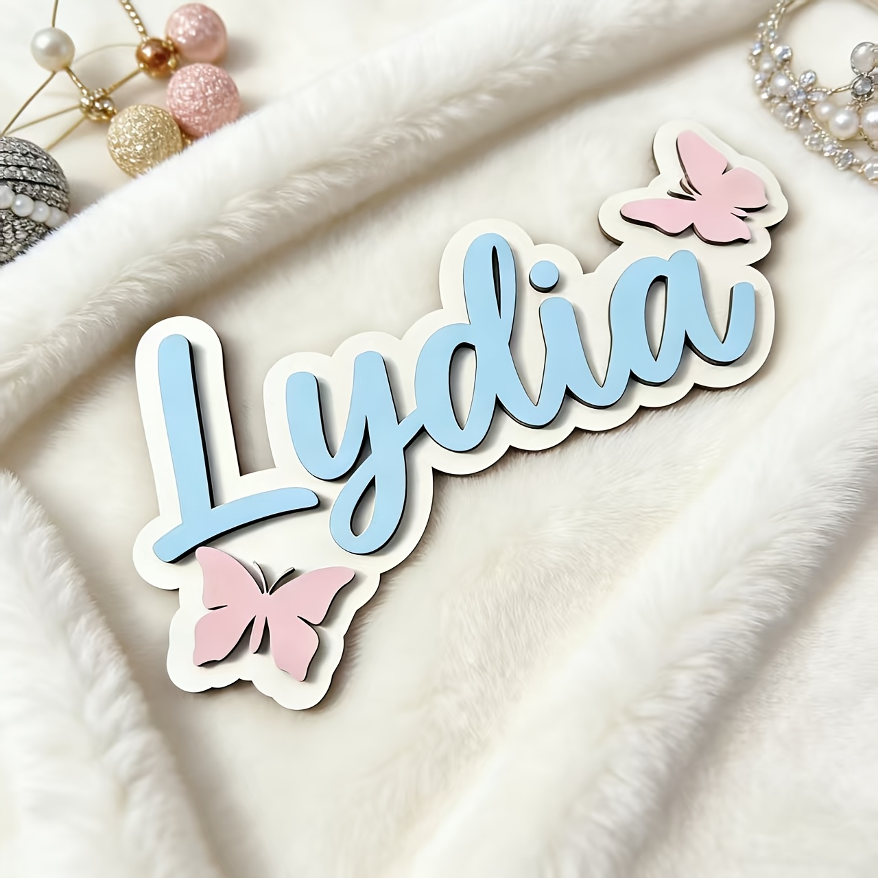 Baby Nursery Decor - Targa Personalizzata per Camera con Nome