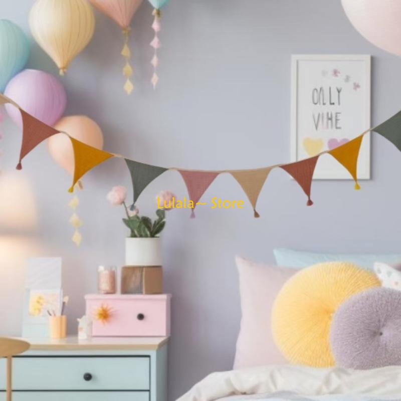 Baby Nursery Bunting - Y4QA Ghirlanda con stamina facile da
