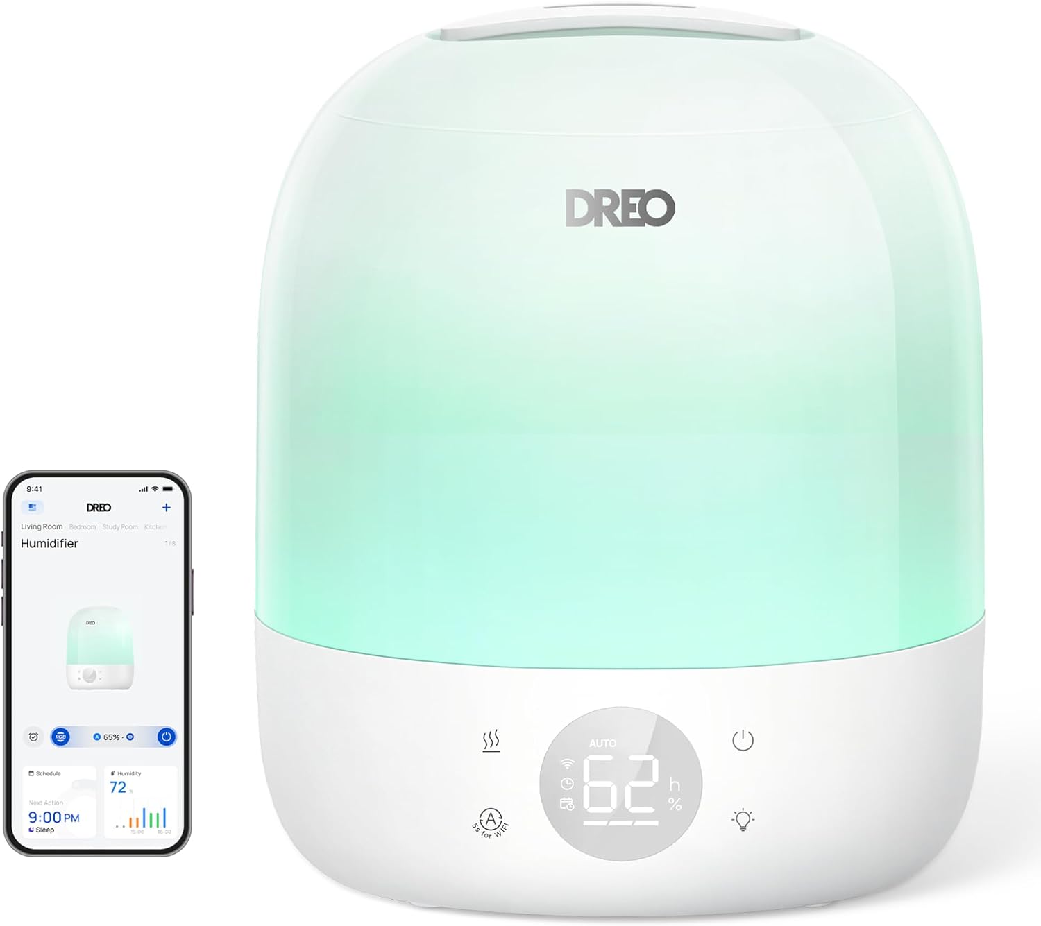 Baby Nursery Humidifier - Umidificatore a Nebbia Fredda 30H con