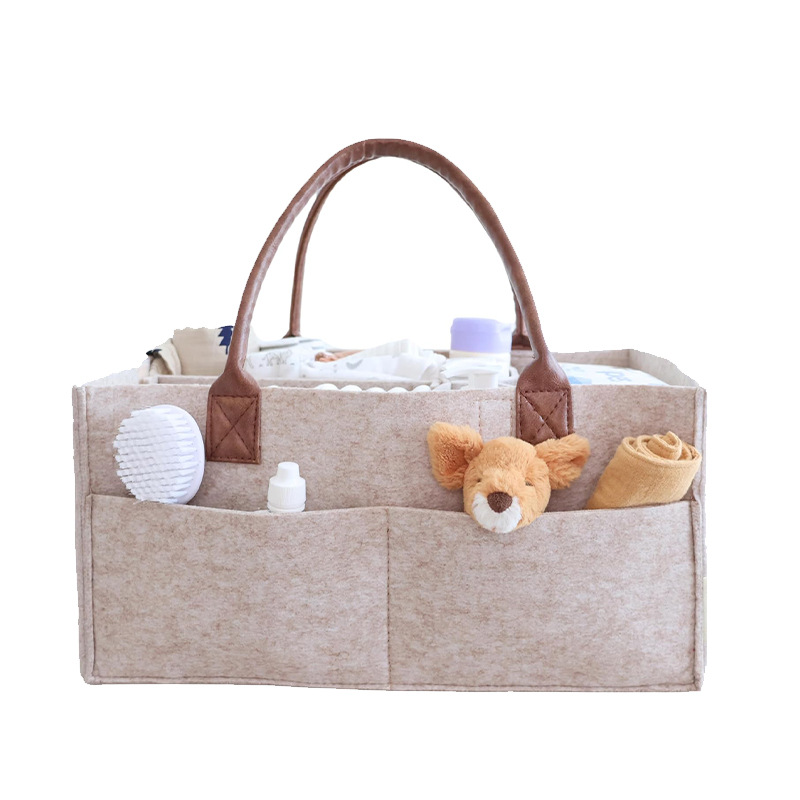 Baby Nursery Shelf - Cesto portaoggetti in feltro per neonati,