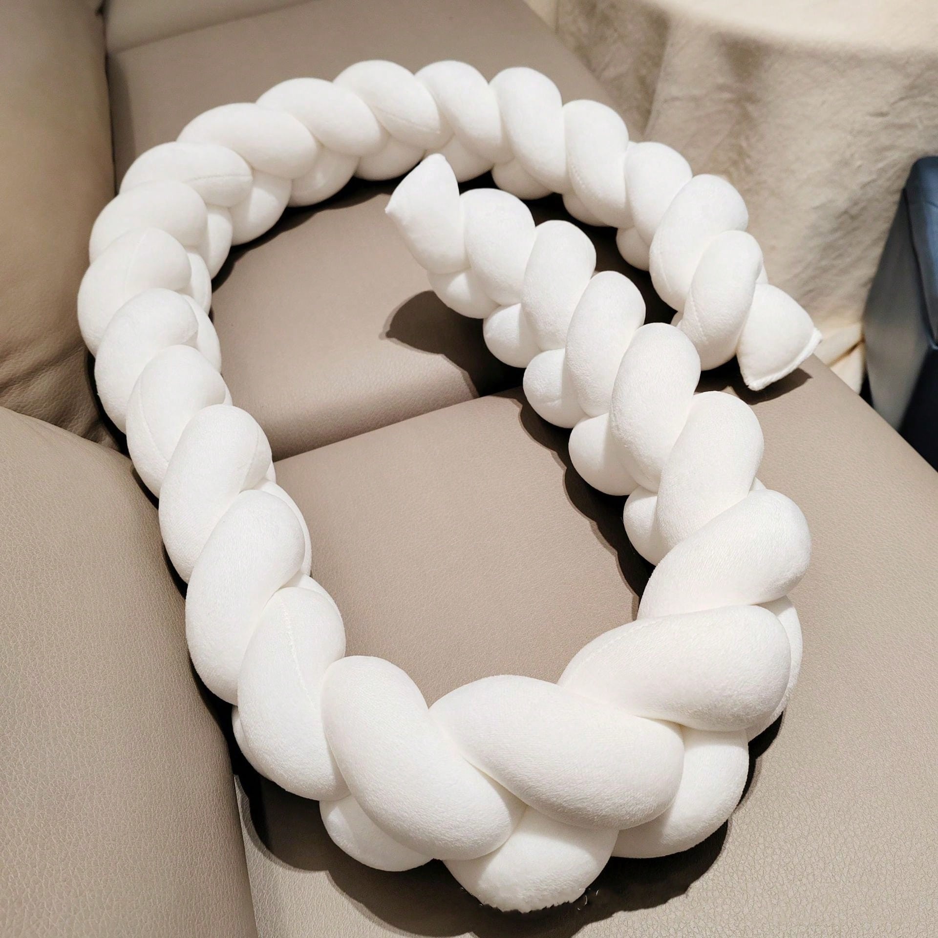 Baby Nursery Pillow - 1M/2M/3M Nodo Treccia Paraurti Infantile Culla