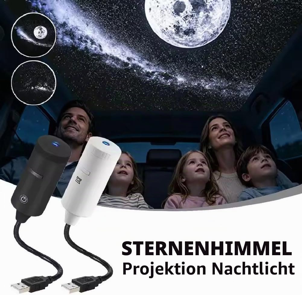 Night Light Projector Stars - Lampada Notturna Portatile Plug and Play
