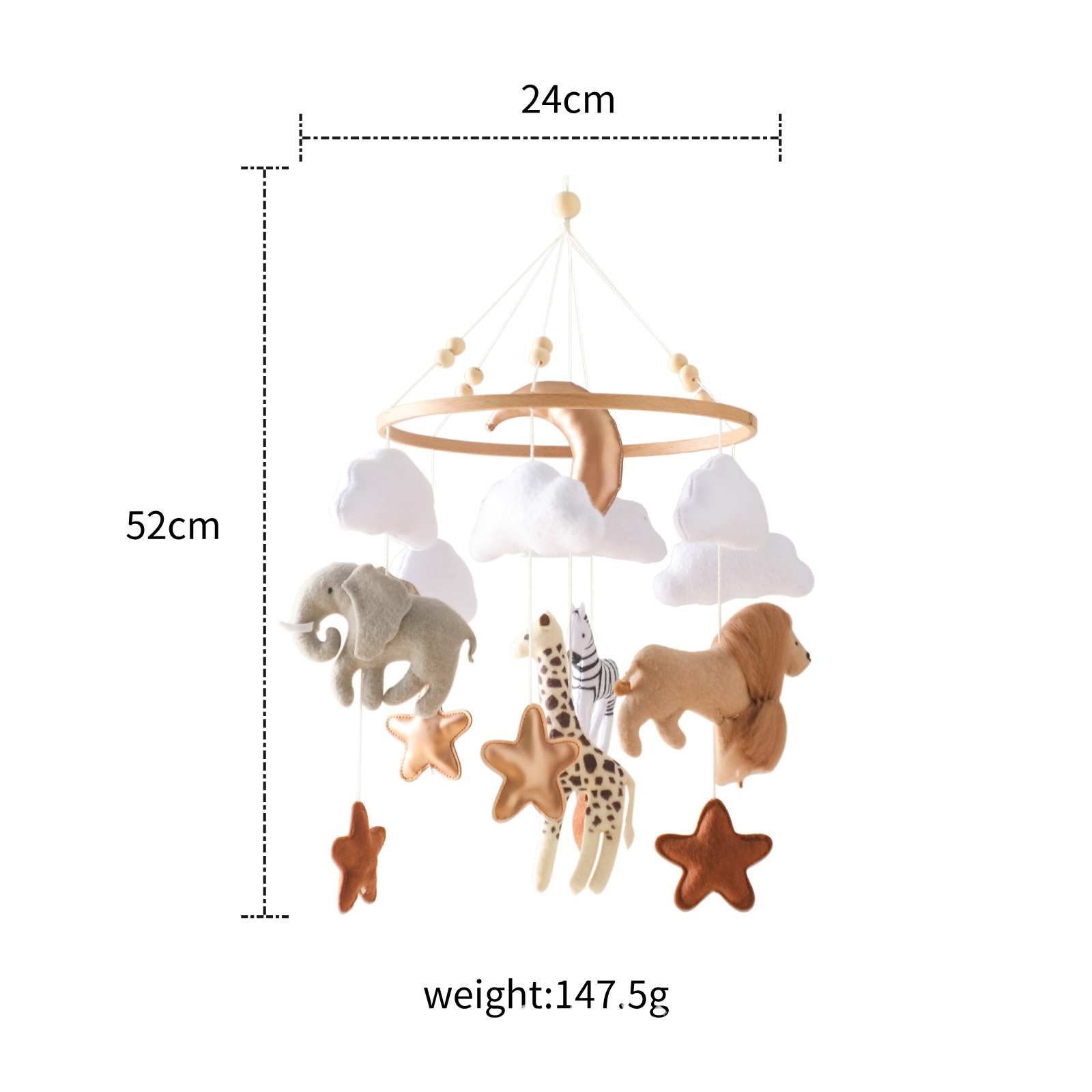 Baby Nursery Jungle - Vendita calda Nordic Feltro fatto a