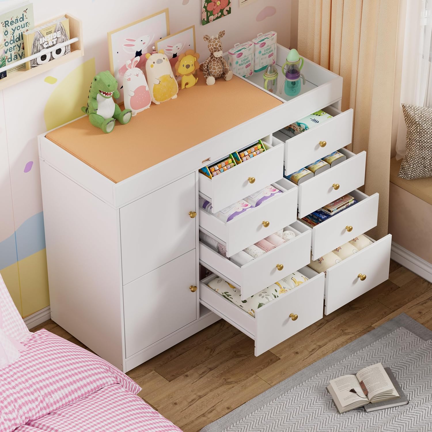 Comò Fasciatoio, Comò Classico - Baby Nursery Dresser Changing Table recensione e prezzo