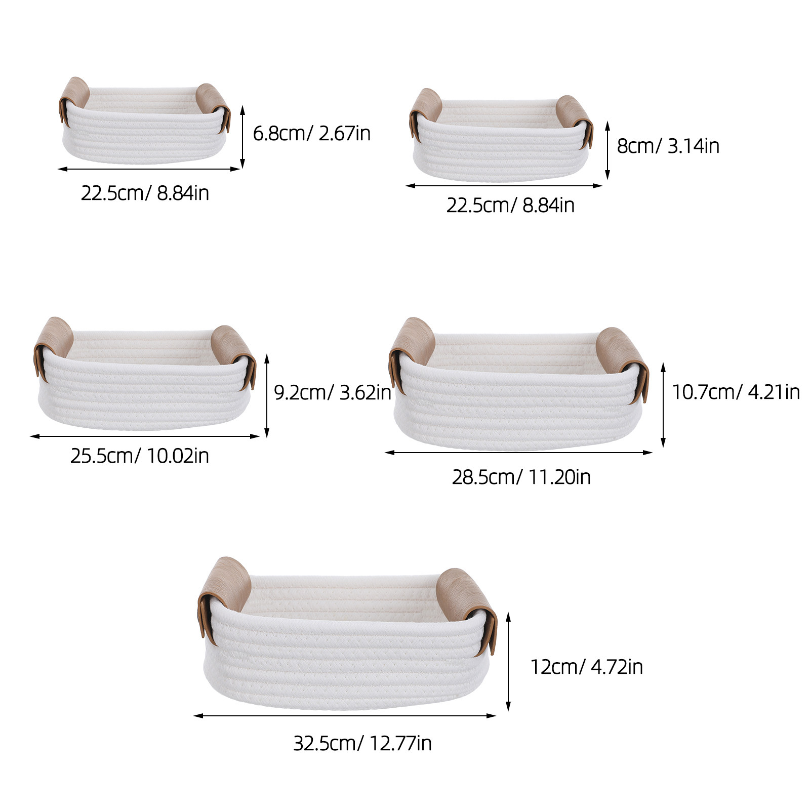Set di 5 Cestini Portaoggetti  - Baby Nursery Shelf recensione e prezzo