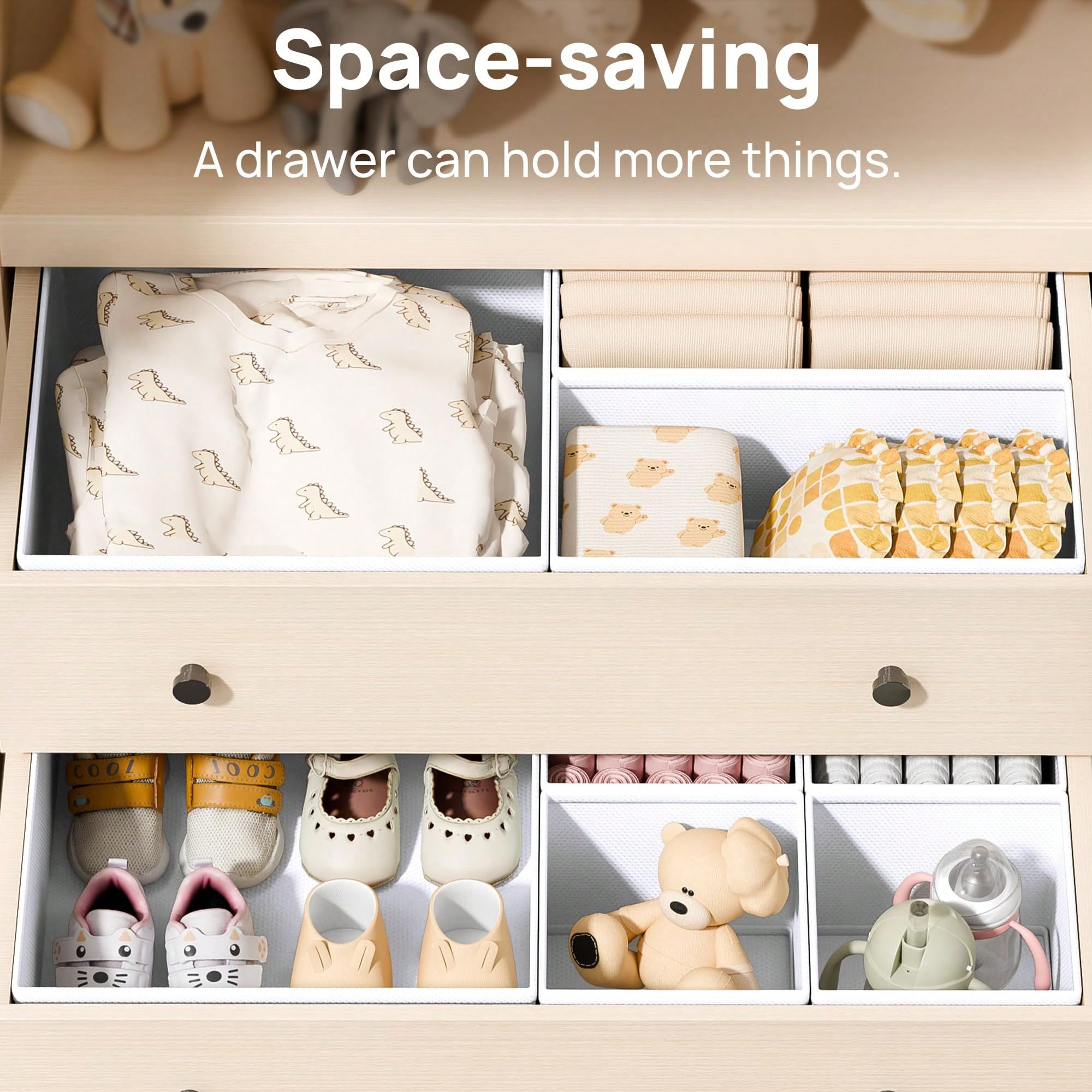 Set di 12 Contenitori Organizz - Baby Nursery Dresser Changing Table recensione e prezzo