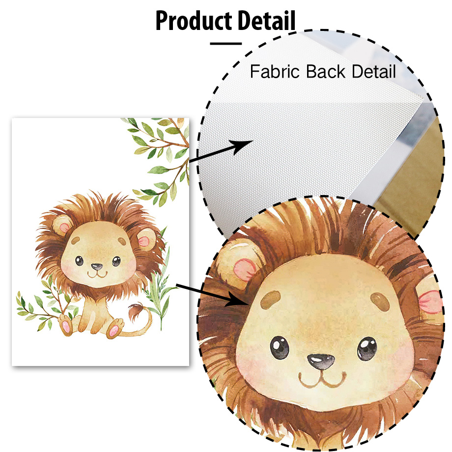 Leone Elefante Giraffa Scimmia - Baby Nursery Jungle recensione e prezzo