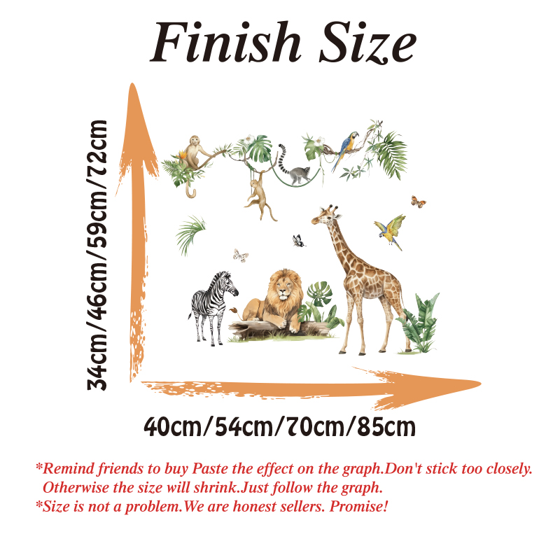 Grandi animali della giungla f - Baby Nursery Jungle recensione e prezzo