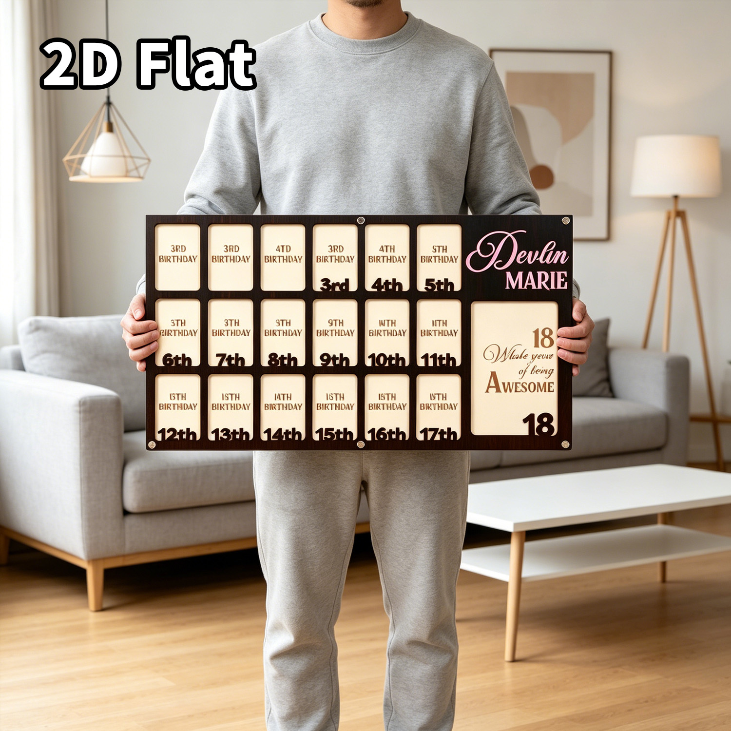 Cornice Portafoto in Legno Per - Baby Nursery Decor recensione e prezzo