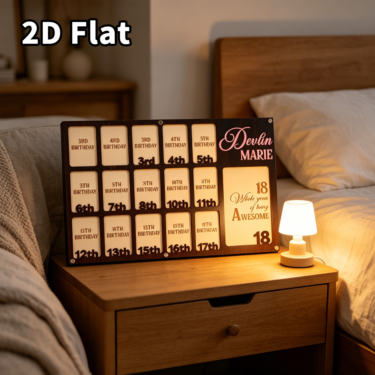 Cornice Portafoto in Legno Per - Baby Nursery Decor recensione e prezzo