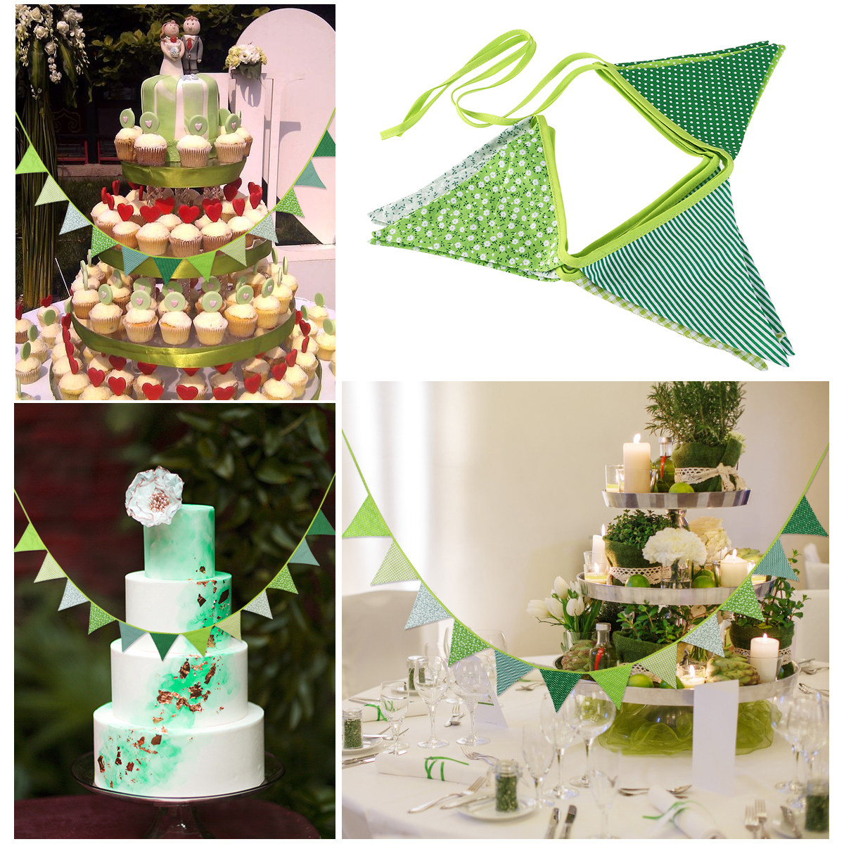 Set di 12 Bandierine Triangola - Baby Nursery Bunting recensione e prezzo
