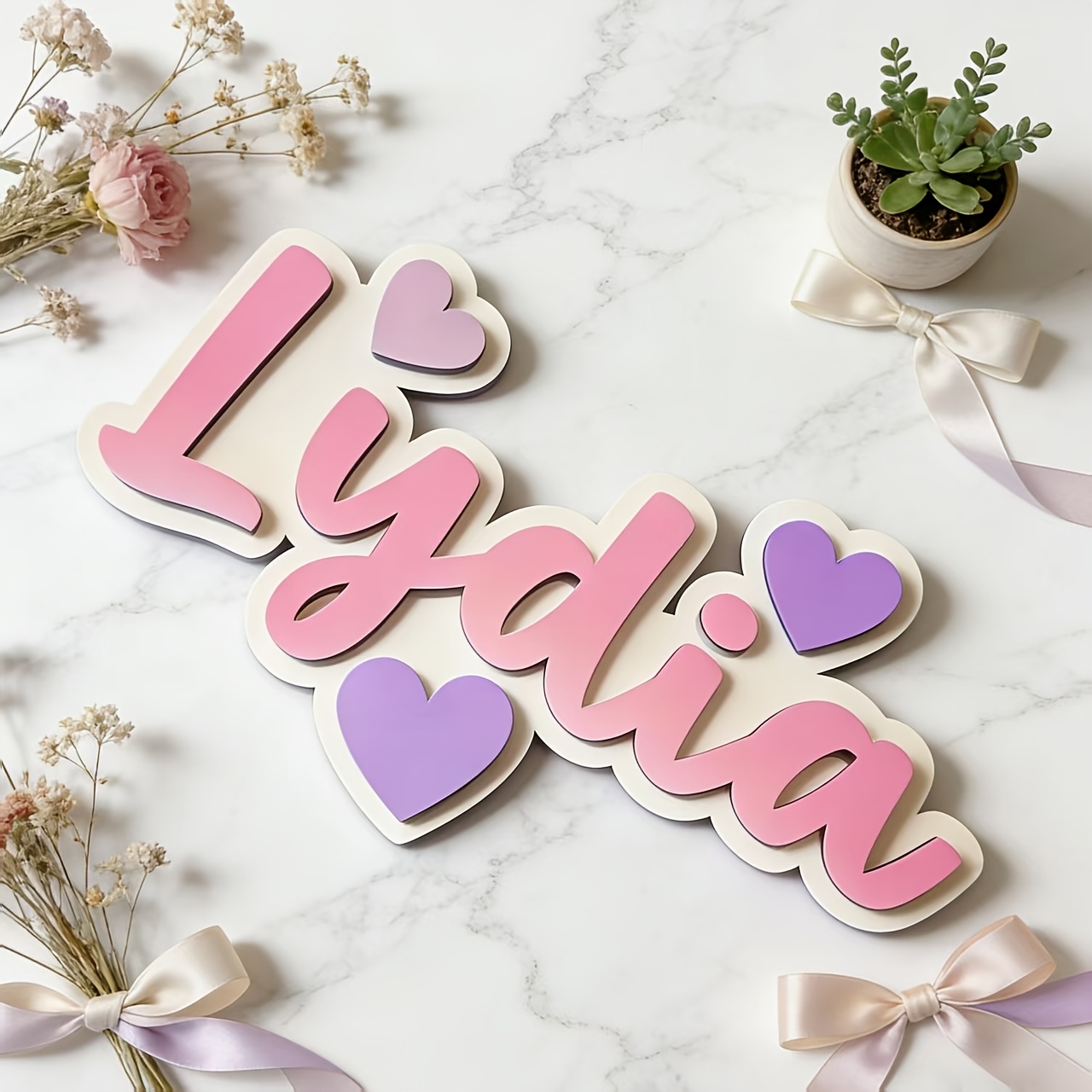 Targa Personalizzata a Cuore S - Baby Nursery Decor recensione e prezzo