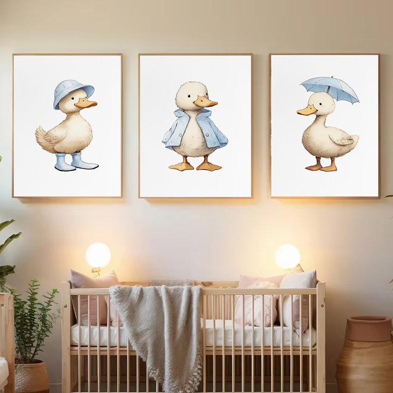 Poster su Tela con Anatroccolo - Baby Nursery Yellow recensione e prezzo