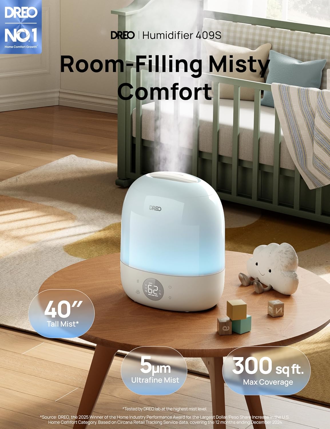 Umidificatore a Nebbia Fredda  - Baby Nursery Humidifier recensione e prezzo