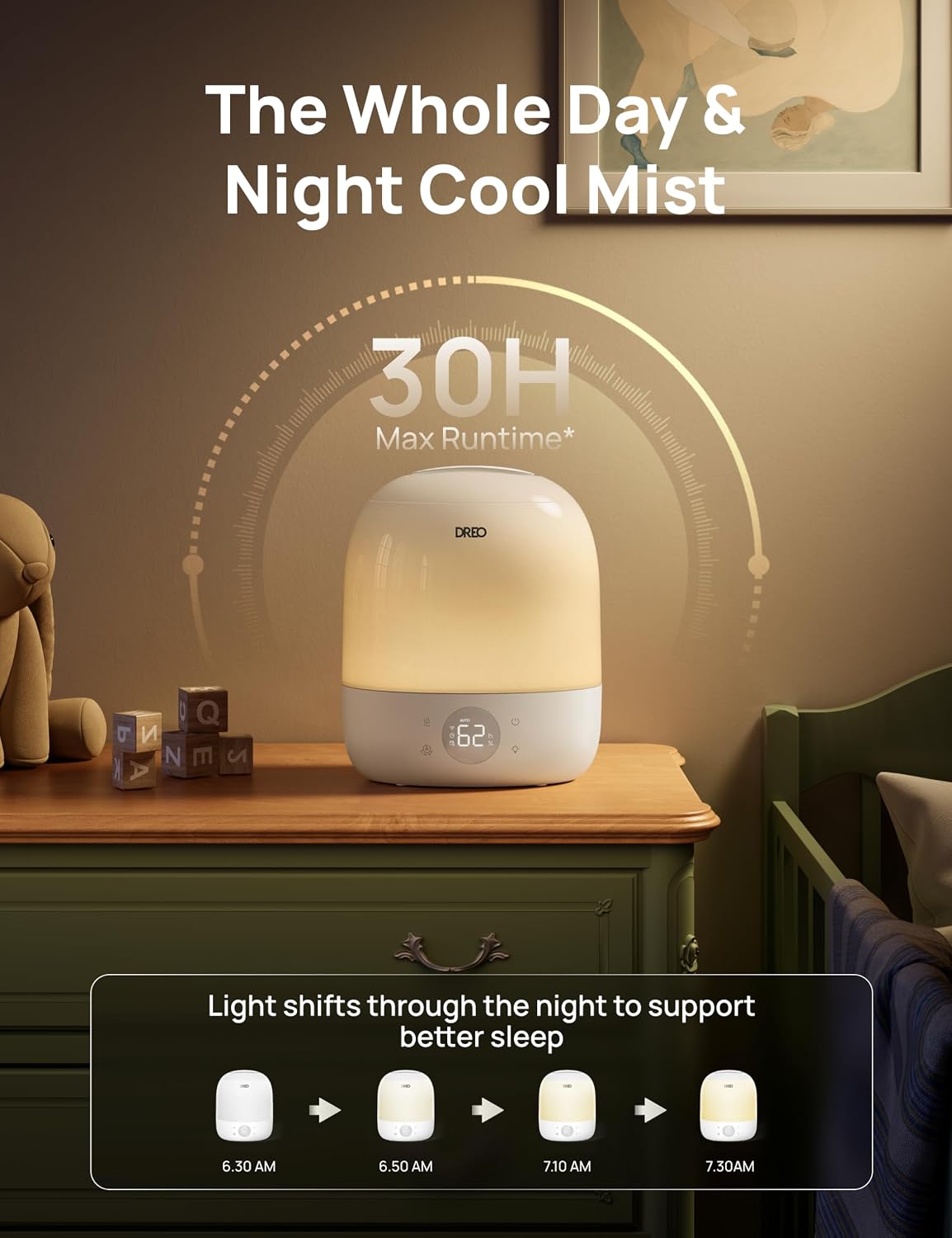 Umidificatore a Nebbia Fredda  - Baby Nursery Humidifier recensione e prezzo