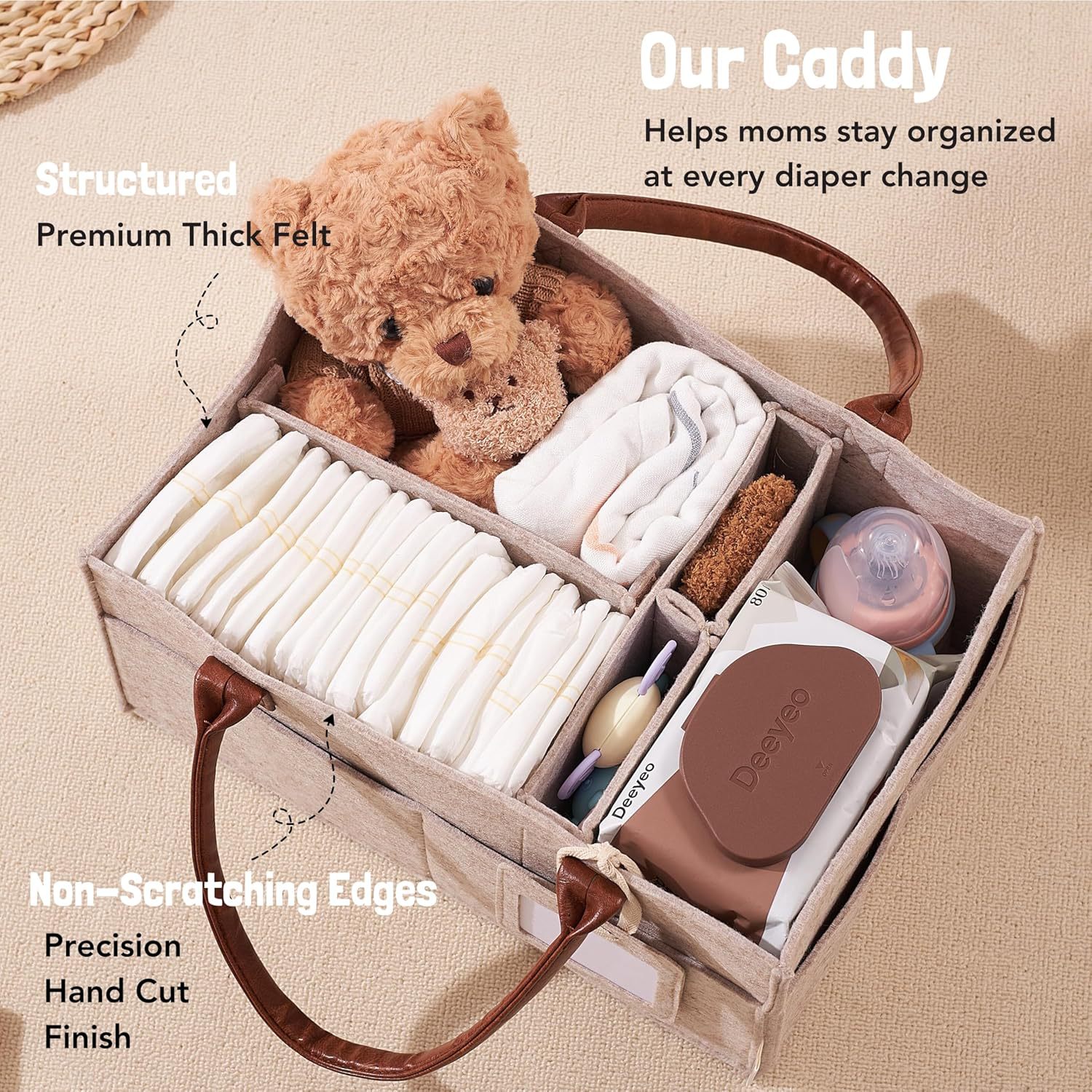 Cesto portaoggetti in feltro p - Baby Nursery Shelf recensione e prezzo