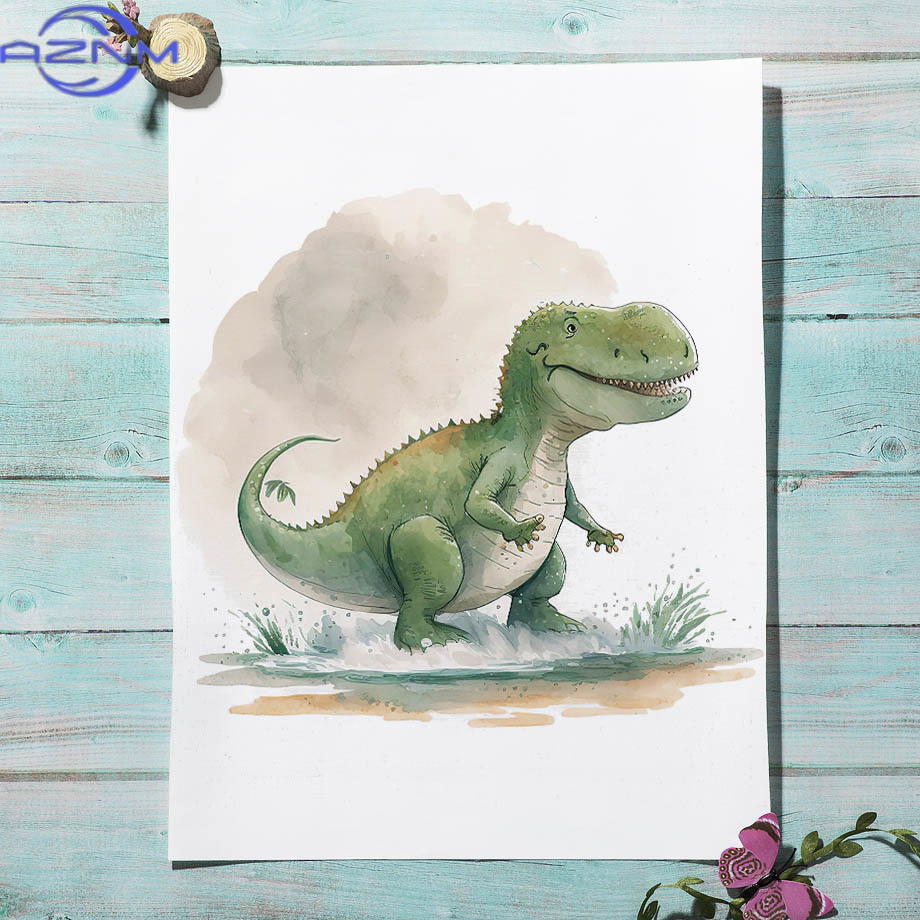 AZNM Poster Dinosauro Cartone  - Baby Nursery Jungle recensione e prezzo