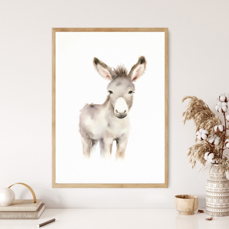 Acquerello animali da fattoria - Baby Nursery Animal Pictures recensione e prezzo