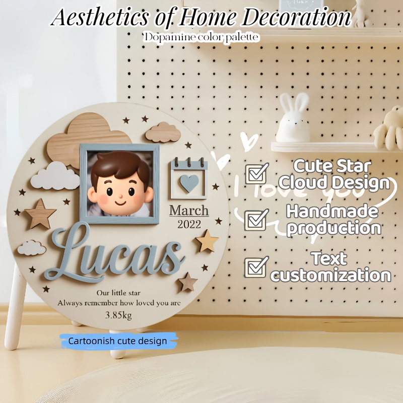 Cornice Fotografica Personaliz - Baby Nursery Decor recensione e prezzo