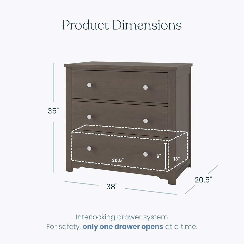 Comò Harmony 3-Der con fasciat - Changing Table Topper recensione e prezzo