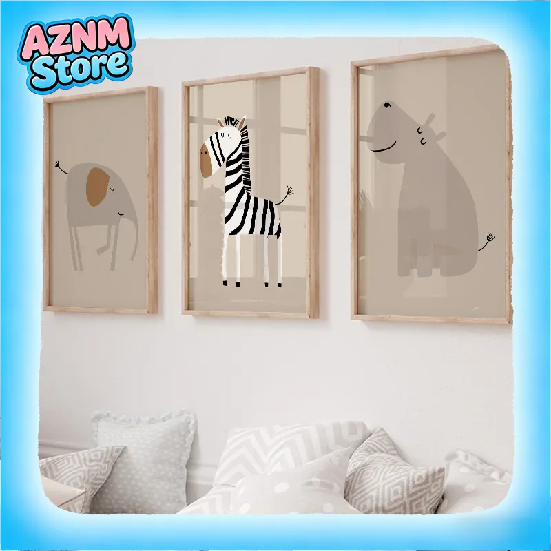 Quadri su tela con animali del - Baby Nursery Jungle recensione e prezzo