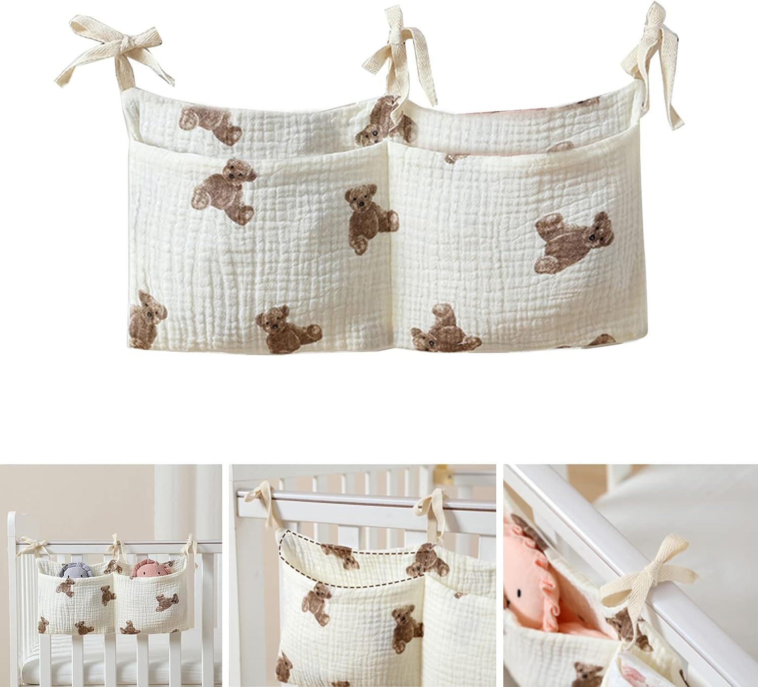 Organizzatore per culla Lettin - Baby Nursery Shelf recensione e prezzo
