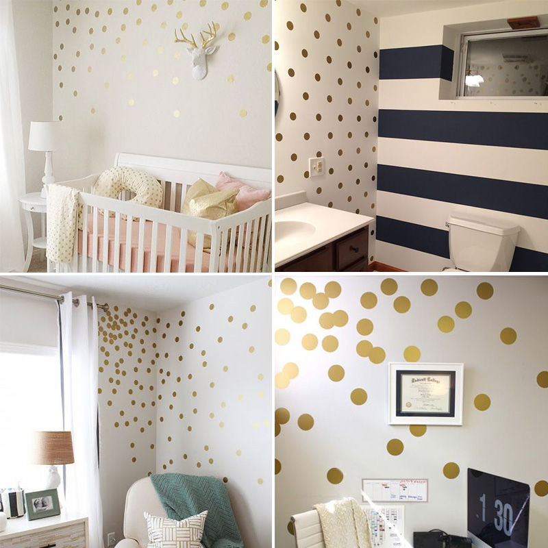 Shiny Rose Yellow Polka Dots a - Baby Nursery Yellow recensione e prezzo