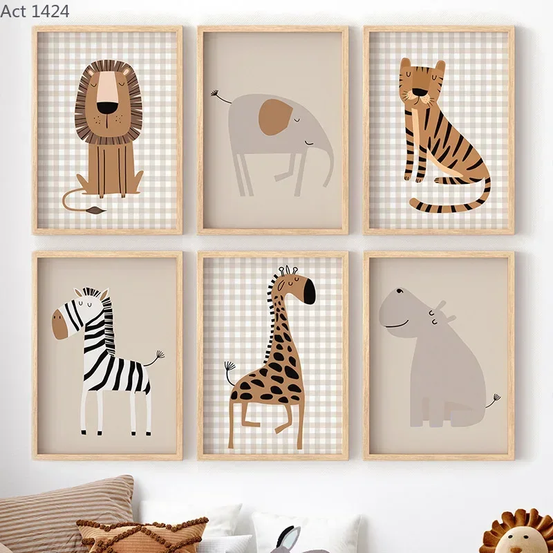 Leone, Tigre, Elefante, Giraff - Baby Nursery Jungle recensione e prezzo