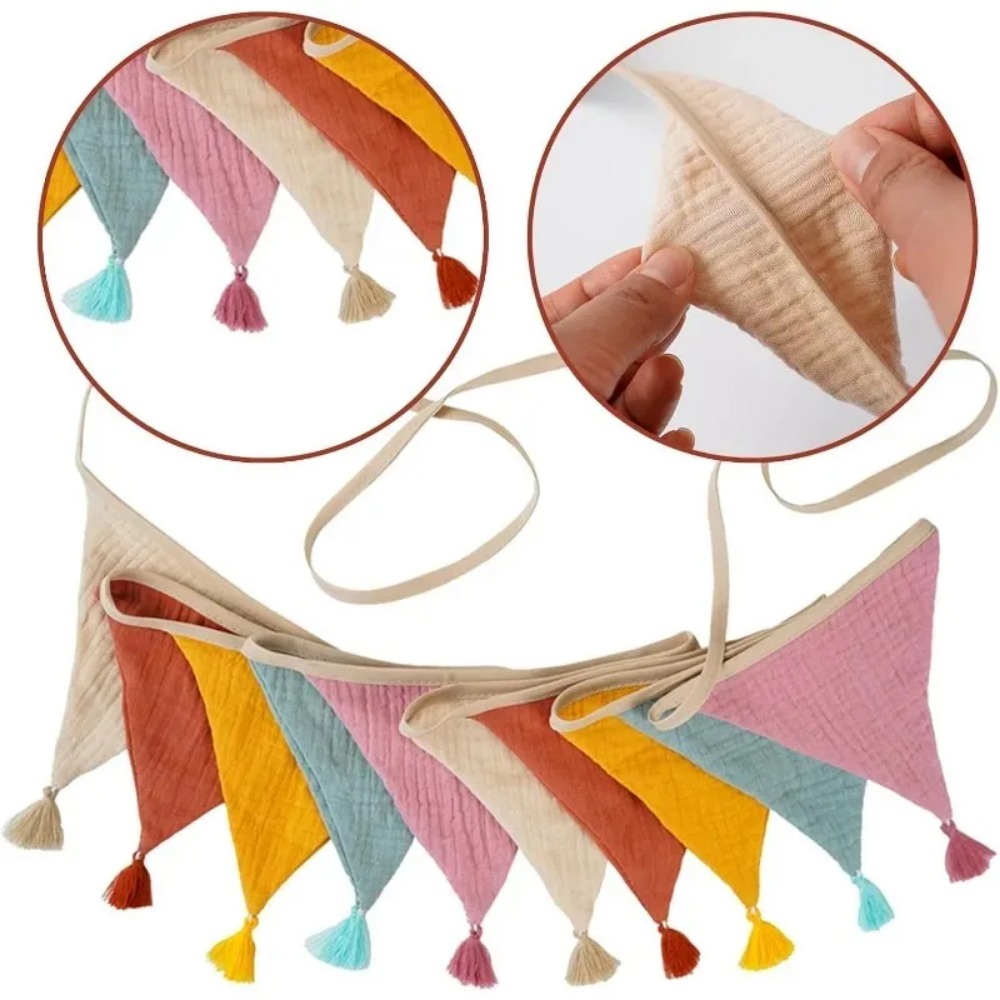 20 Bandierine in Tessuto Multi - Baby Nursery Bunting recensione e prezzo
