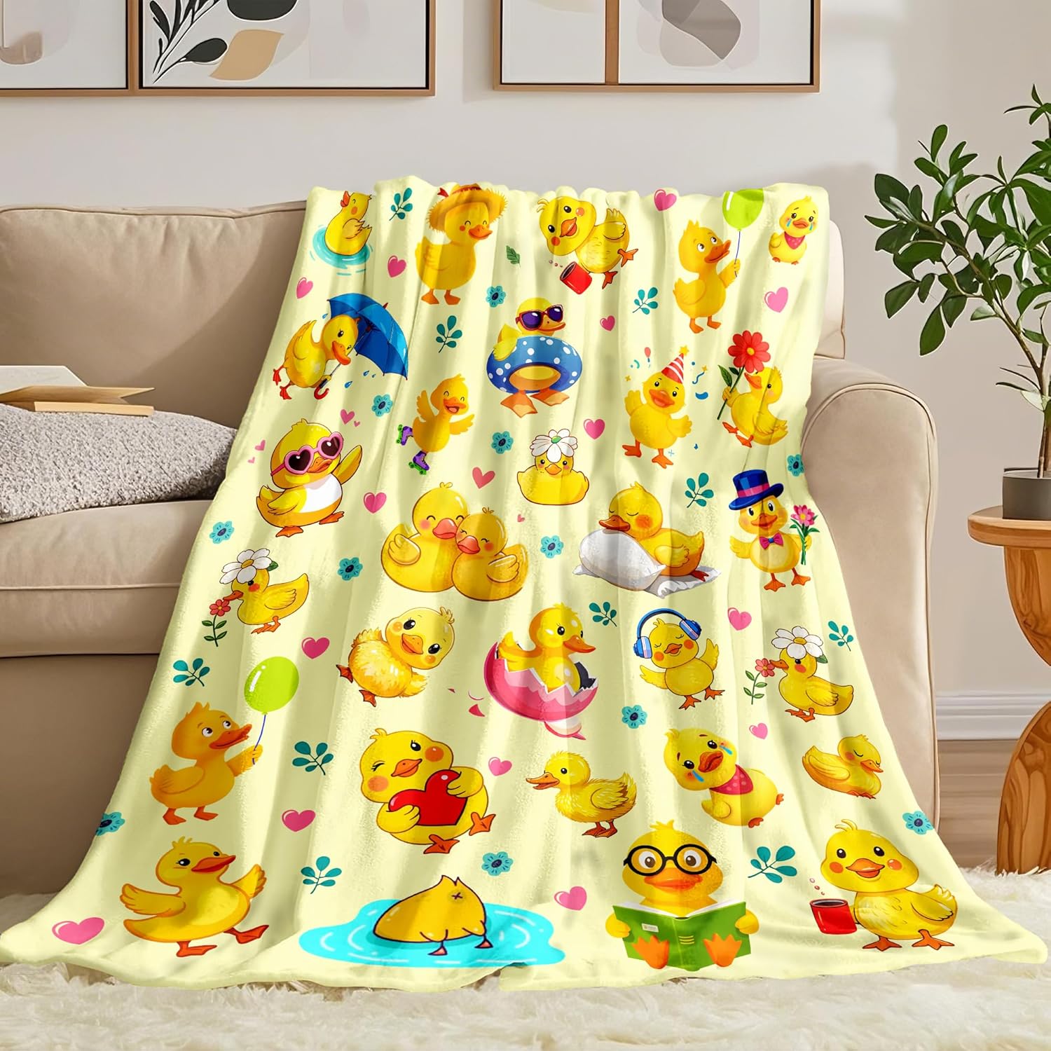 Coperta con Stampa Animali Gia - Baby Nursery Yellow recensione e prezzo