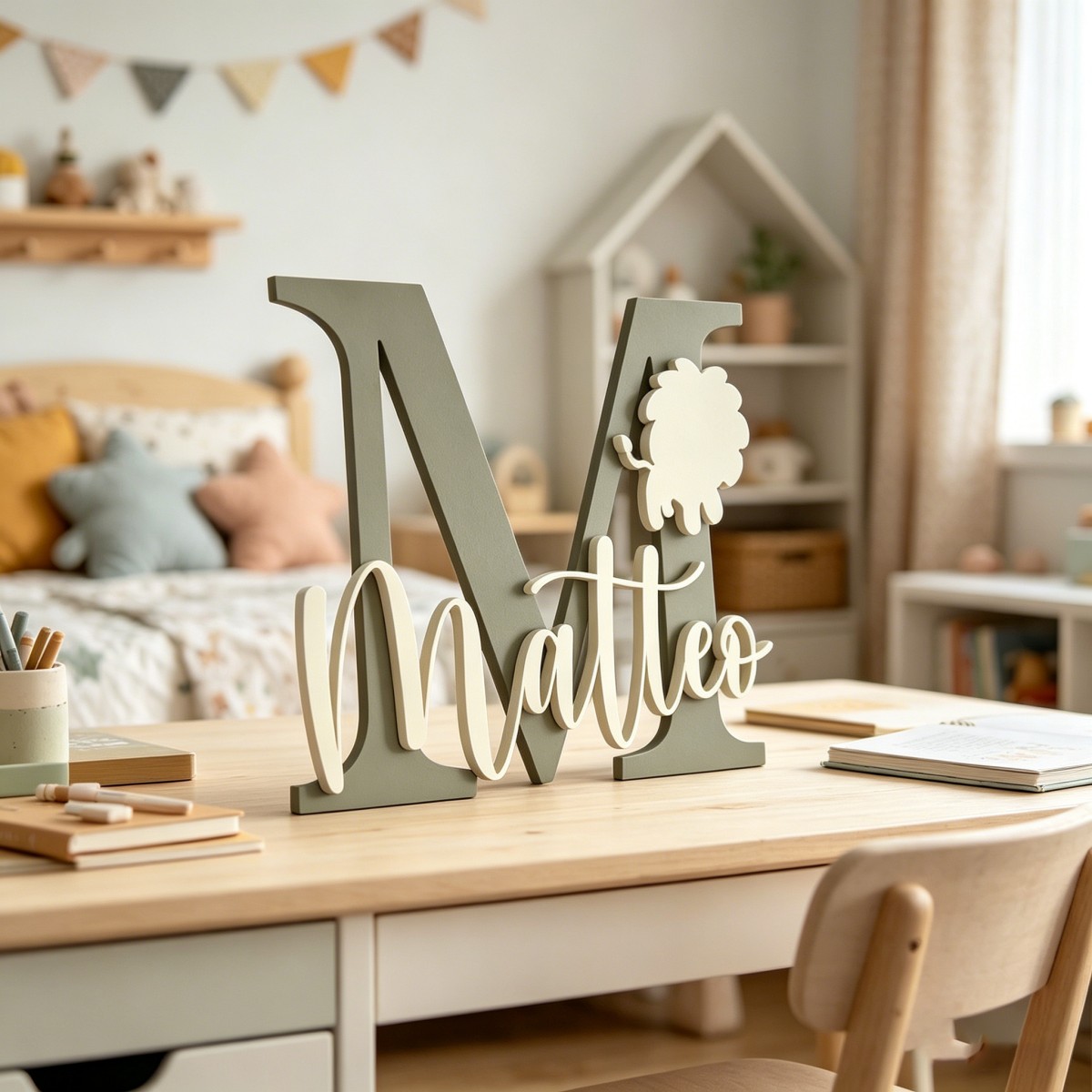 1 Pezzo Targa in Legno Persona - Baby Nursery Decor recensione e prezzo