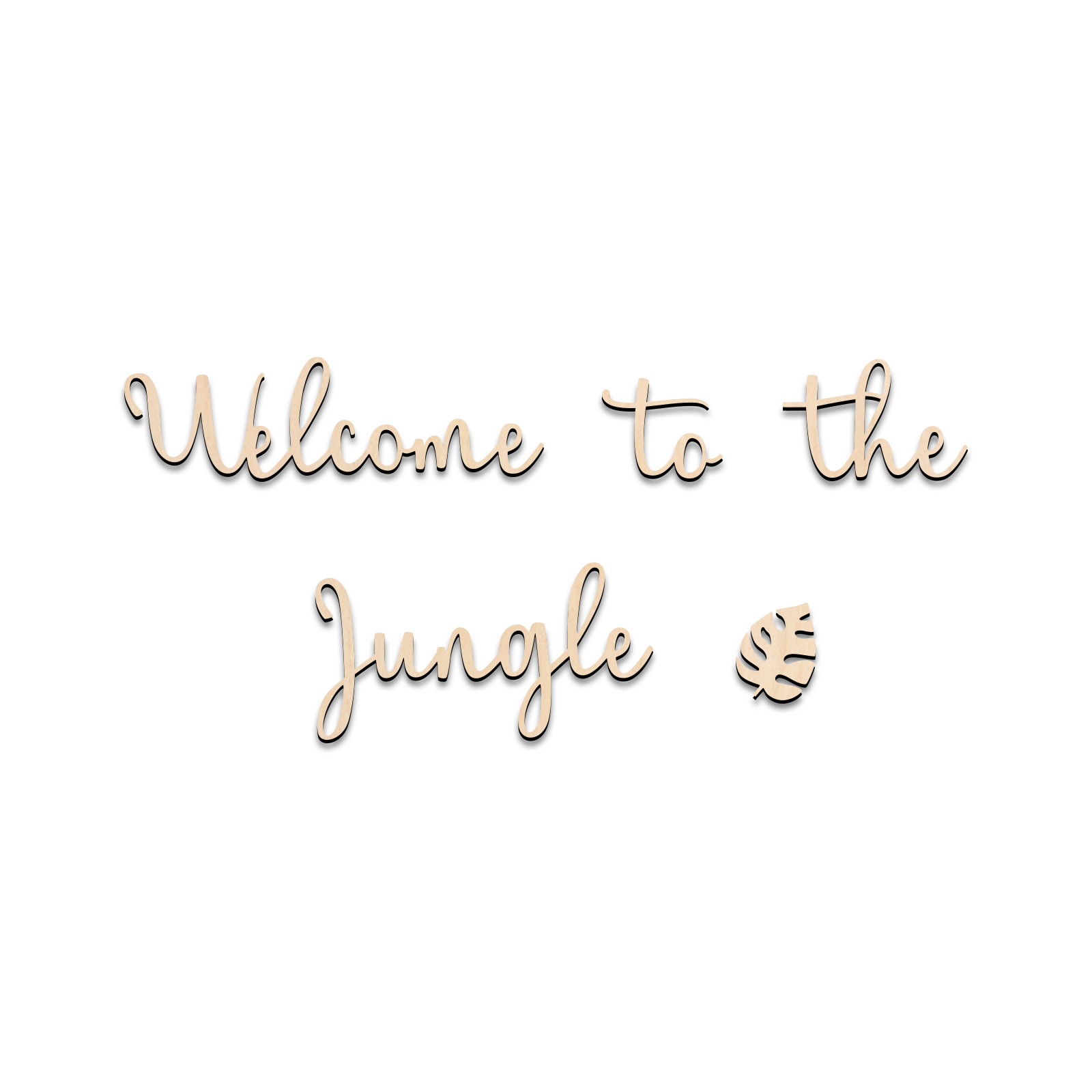 Cartello in legno di benvenuto - Baby Nursery Jungle recensione e prezzo