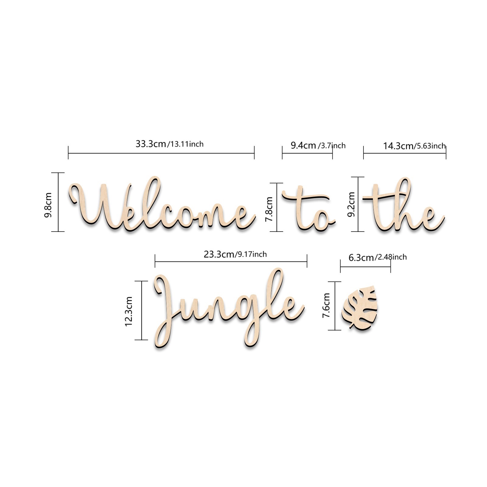 Cartello in legno di benvenuto - Baby Nursery Jungle recensione e prezzo