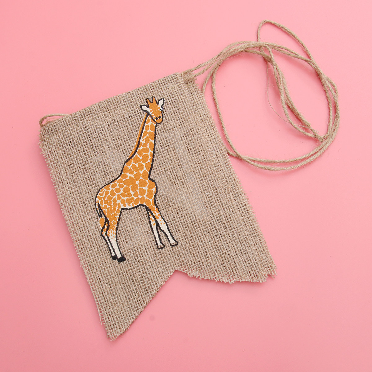 Striscione in Lino con Stampa  - Baby Nursery Bunting recensione e prezzo