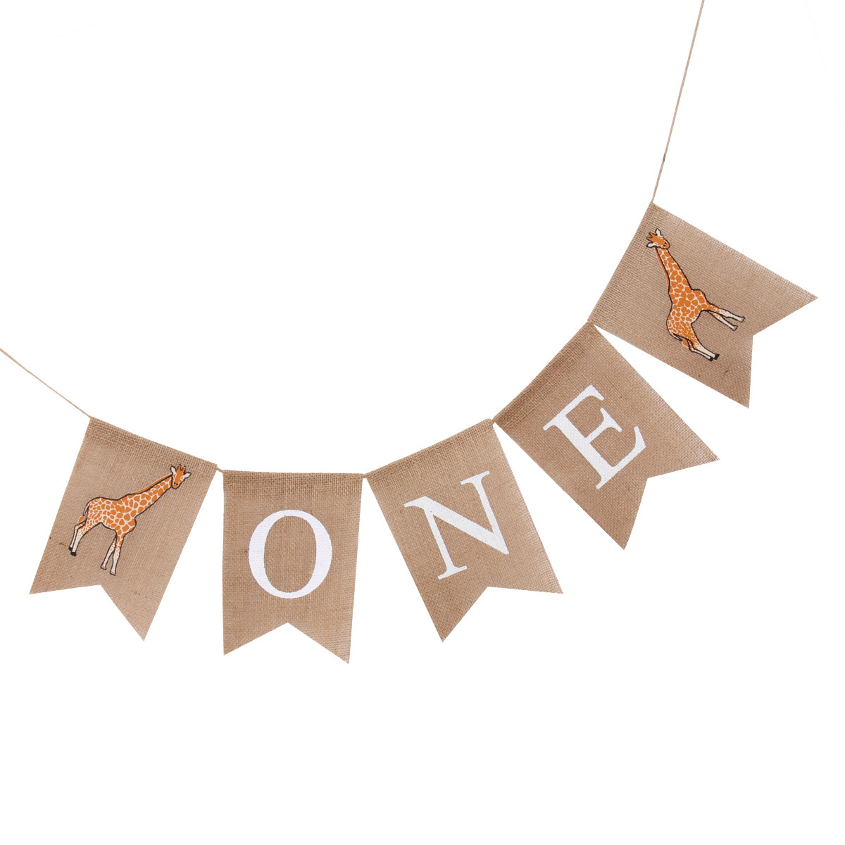Striscione in Lino con Stampa  - Baby Nursery Bunting recensione e prezzo