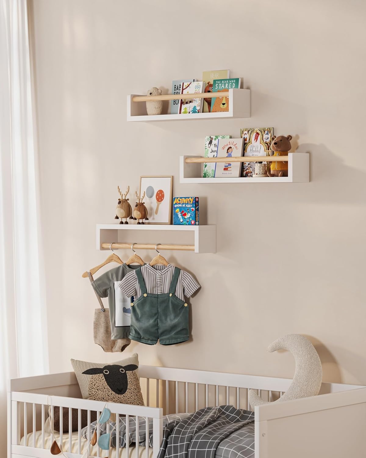 Set di 3 mensole galleggianti  - Baby Nursery Shelf recensione e prezzo