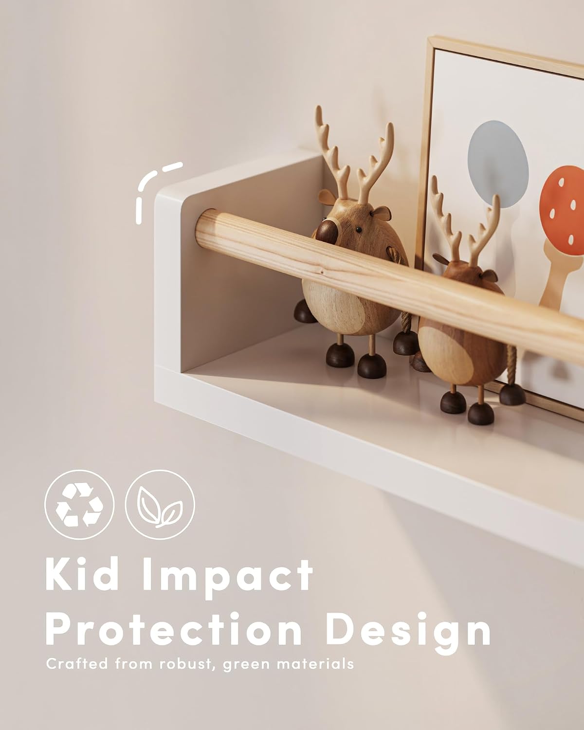 Set di 3 mensole galleggianti  - Baby Nursery Shelf recensione e prezzo