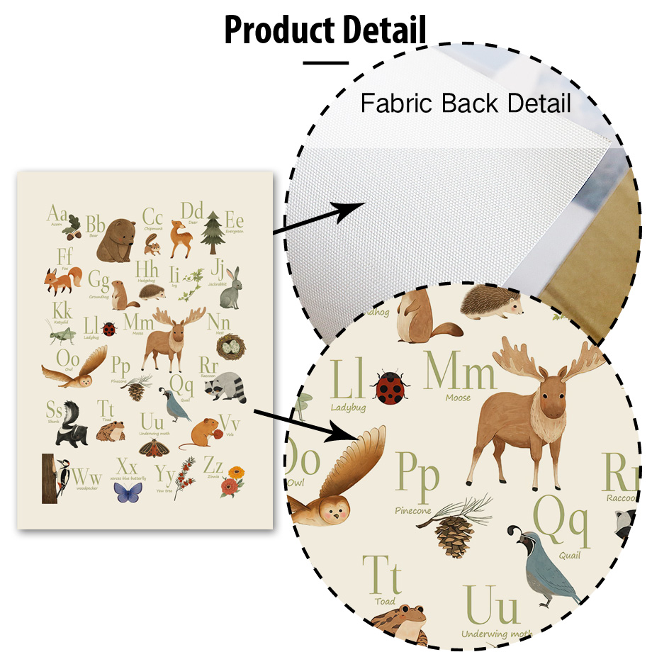 Quadro senza cornice con simpa - Baby Nursery Animal Pictures recensione e prezzo