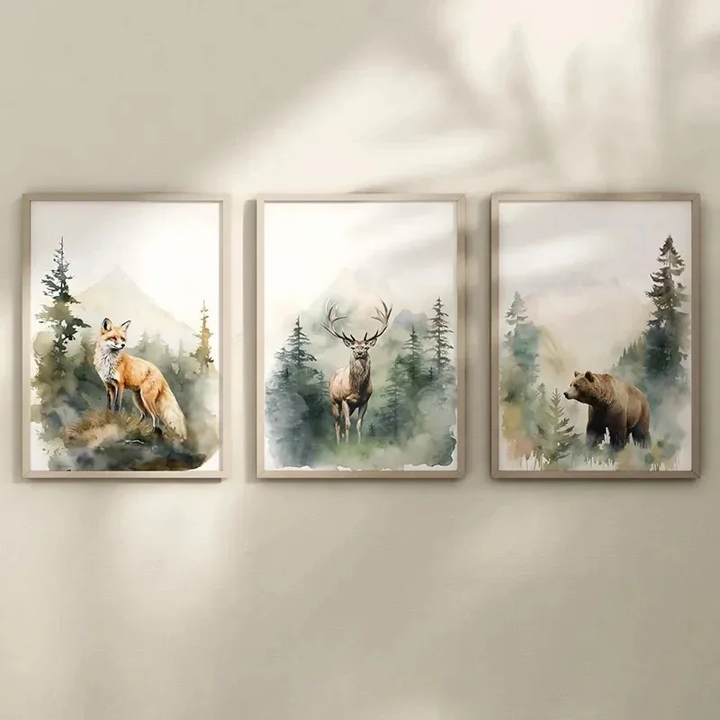Poster e Stampe Nordiche con O - Baby Nursery Animal Pictures recensione e prezzo
