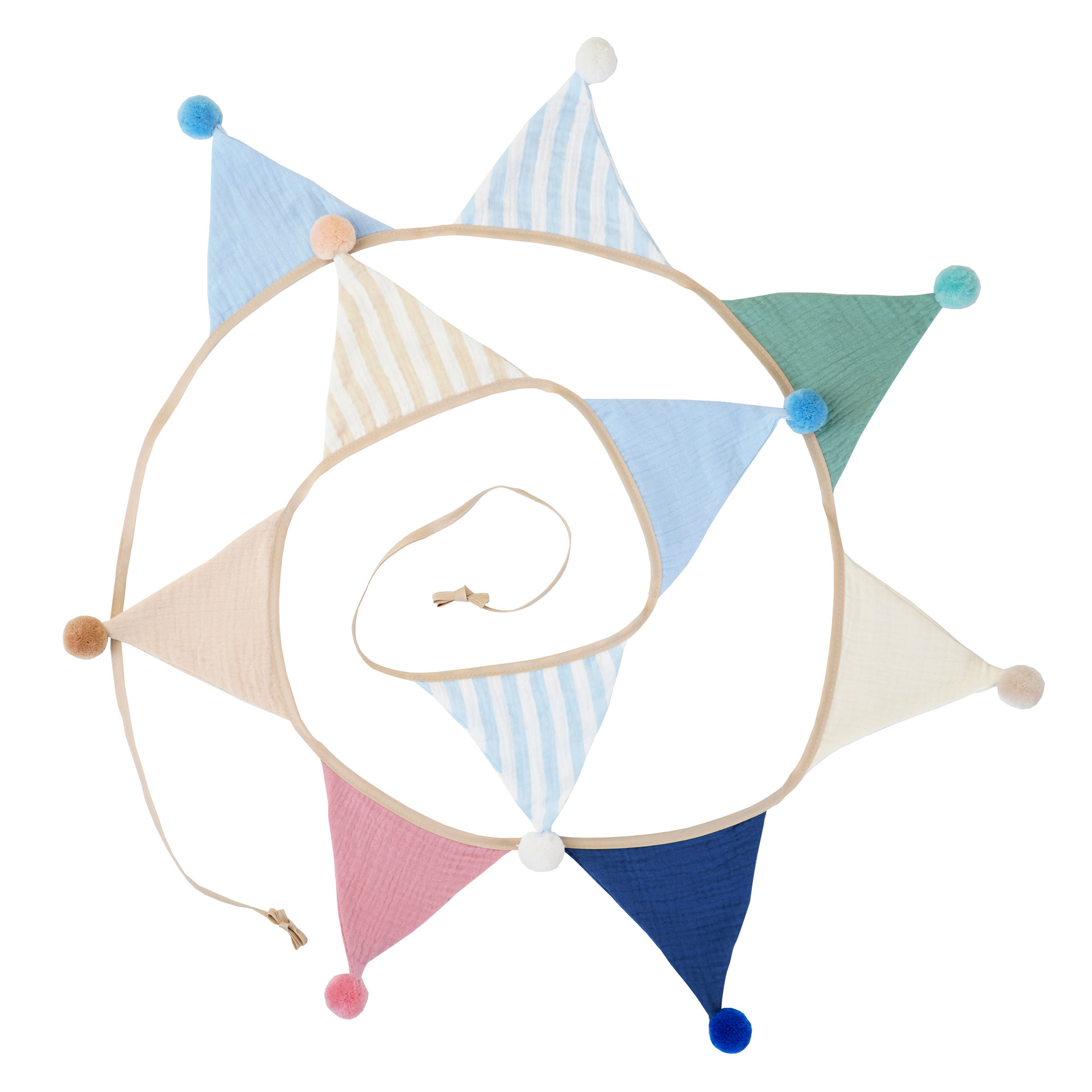 1 pz Ghirlanda in Tessuto da 2 - Baby Nursery Bunting recensione e prezzo