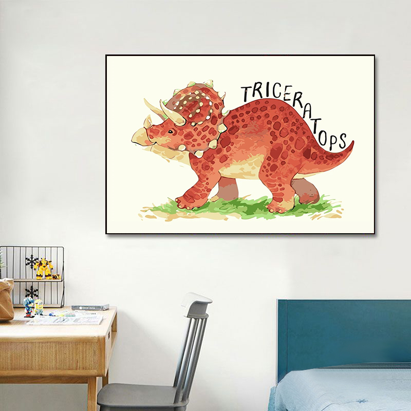 Acquerello Dinosauro Poster Nu - Baby Nursery Animal Pictures recensione e prezzo